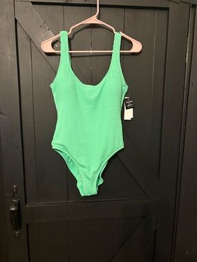 Salt + Cove Mint Green Textured Swim One-Piece